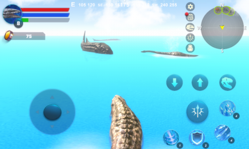 اسکرین شات بازی Mosasaurus Simulator 7