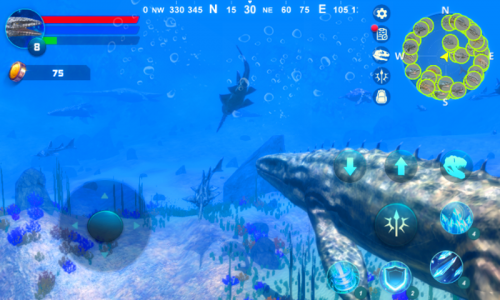 اسکرین شات بازی Mosasaurus Simulator 3