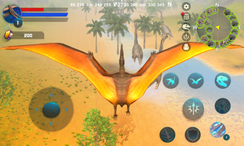 اسکرین شات بازی Pteranodon Simulator 7