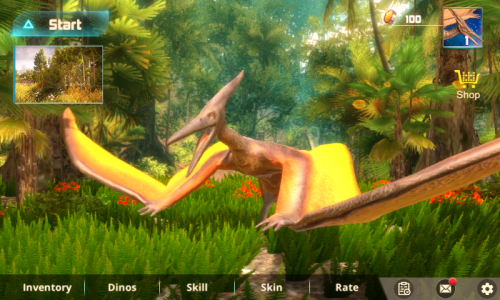 اسکرین شات بازی Pteranodon:Flying Dinosaur Sim 5
