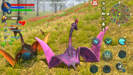 اسکرین شات 2 بازی Quetzalcoatlus Fly: Sky Titan