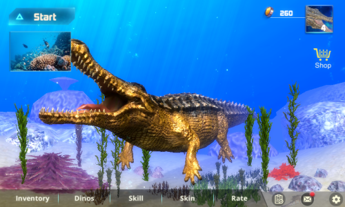اسکرین شات 1 بازی Sarcosuchus Dinosaur Simulator