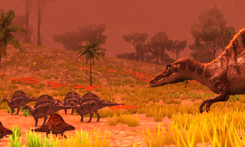 اسکرین شات 3 بازی Spinosaurus Dinosaur Simulator