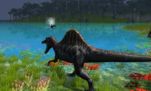 اسکرین شات 4 بازی Spinosaurus Dinosaur Simulator