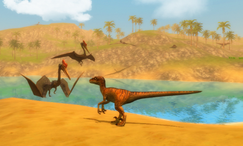 اسکرین شات بازی Velociraptor Dino Simulator 2