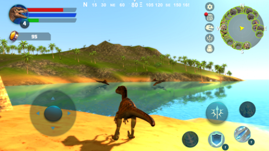 اسکرین شات بازی Velociraptor Simulator 4