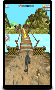 اسکرین شات بازی Jurassic Runner Raptor World Island Run 1