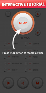 اسکرین شات برنامه Voice Changer - Audio Effects 4
