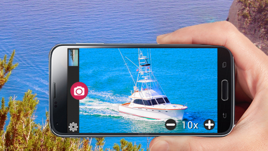 اسکرین شات 1 برنامه Mega Zoom Camera - xZoom