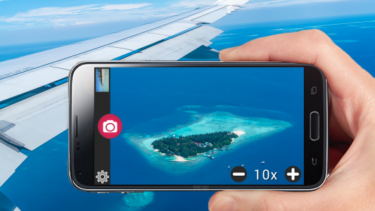 اسکرین شات 3 برنامه Mega Zoom Camera - xZoom