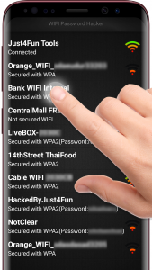 اسکرین شات برنامه WIFI Password Hacker PRO Prank 1