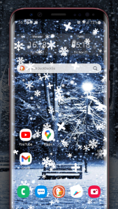 اسکرین شات 5 برنامه Falling Snow - Winter Effect