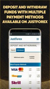 اسکرین شات برنامه Justforex - Online Forex Trading 3