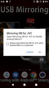 اسکرین شات برنامه Mirroring OB for JVC 2
