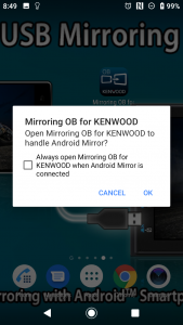 اسکرین شات برنامه Mirroring OB for KENWOOD 2