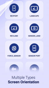 اسکرین شات 2 برنامه Easy Screen Rotation Manager