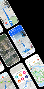 اسکرین شات برنامه GPS Maps, Navigation & Traffic 2
