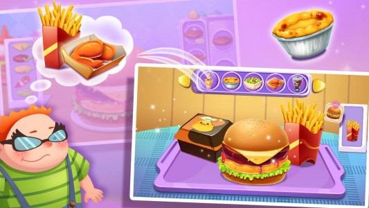 اسکرین شات 4 بازی Yummy  Hamburger Cooking Game