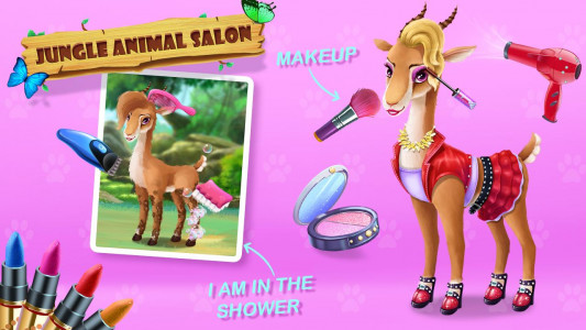 اسکرین شات 5 بازی Jungle Animal Makeup