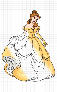 اسکرین شات برنامه How to Draw Princess cute Drawing 5