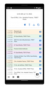 اسکرین شات 6 برنامه My Location - Travel Timeline