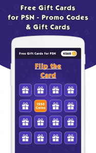 اسکرین شات برنامه Free Gift Cards For PSN - Promo Codes & Gift Cards 5
