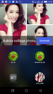 اسکرین شات برنامه Blur photo - Kakita Blur background 1