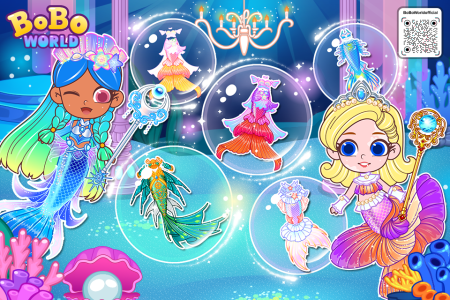 اسکرین شات 2 بازی BoBo World Mermaid Princess