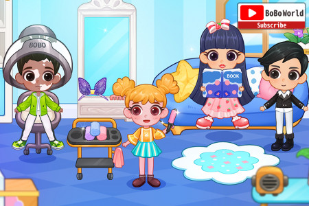 اسکرین شات بازی BoBo World Pincess Salon-kids 4