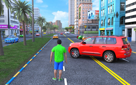 اسکرین شات برنامه Crazy Prado Parking Car Games 2