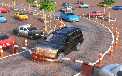 اسکرین شات برنامه Crazy Prado Parking Car Games 5