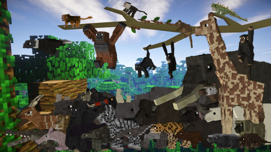 اسکرین شات 1 برنامه Animals Mods for Minecraft PE