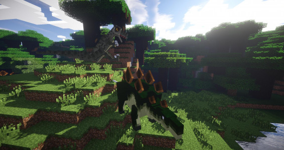 اسکرین شات 4 برنامه Jurassic Mods for Minecraft PE