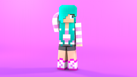 اسکرین شات برنامه Minecraft Skins: Girl clothes 2