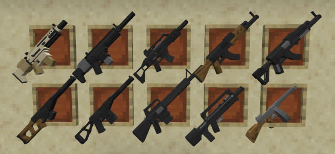 اسکرین شات 8 برنامه Guns Mod for Minecraft PE 2025