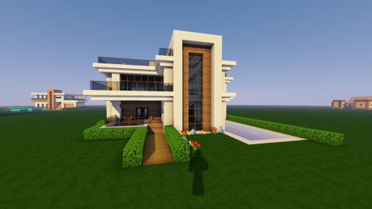 اسکرین شات برنامه Modern House Map for Minecraft 1