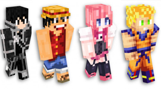 اسکرین شات برنامه Anime Skins for Minecraft PE 1