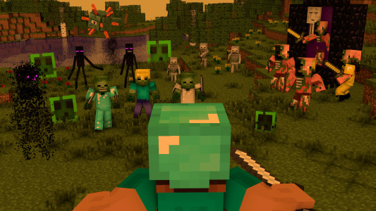 اسکرین شات بازی Minecraft: Zombie and Mutant 1