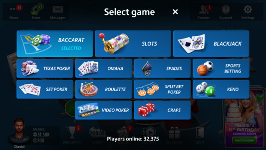 اسکرین شات 6 بازی Baccarat Online: Baccarist