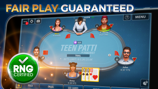 اسکرین شات بازی Teen Patti by Pokerist 1