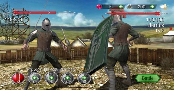 اسکرین شات بازی بازی جنگی شمشیری 3