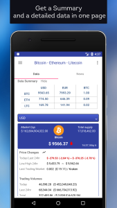 اسکرین شات 2 برنامه Bitcoin & Cryptocurrency