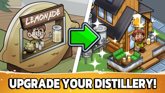اسکرین شات 1 بازی Idle Distiller Tycoon Game