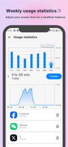 اسکرین شات 3 برنامه StayTime - AppLock Ultimate