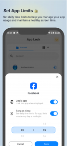 اسکرین شات 5 برنامه StayTime - AppLock Ultimate