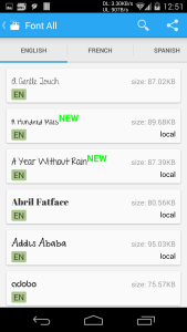 اسکرین شات 5 برنامه iFont(Expert of Fonts)