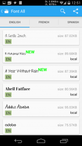 اسکرین شات 5 برنامه iFont(Expert of Fonts)