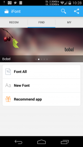 اسکرین شات برنامه iFont(Expert of Fonts) 2