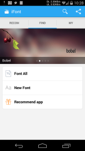 اسکرین شات 2 برنامه iFont(Expert of Fonts)