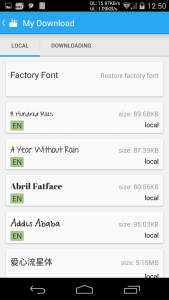 اسکرین شات 4 برنامه iFont(Expert of Fonts)